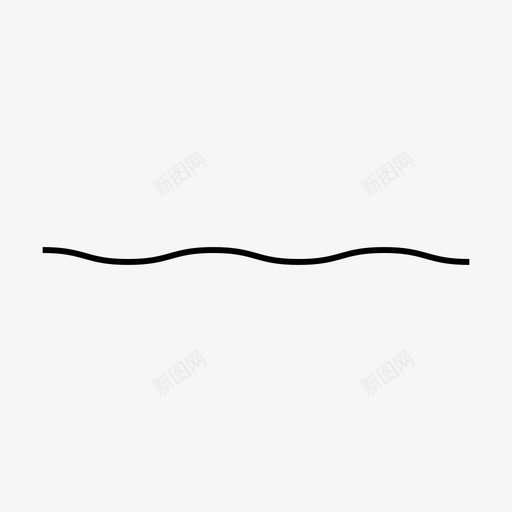 直线弯曲扭曲图标svg_新图网 https://ixintu.com 弯曲 扭曲 直线 转向