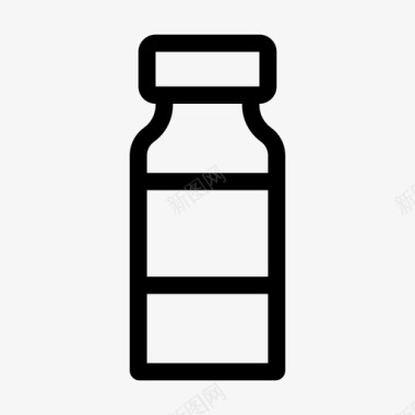 药品瓶子液体图标图标