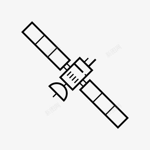 卫星通讯探险家图标svg_新图网 https://ixintu.com 人造 信号 卫星 太空 宇宙飞船科学 探险家 电信 通讯