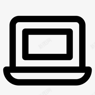 笔记本电脑网站技术图标图标