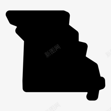 密苏里州自由爱国图标图标