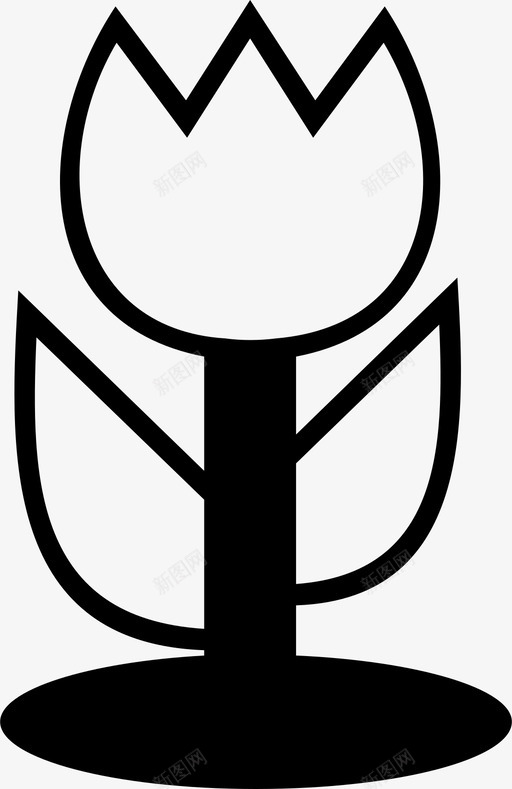 花卉农业园林图标svg_新图网 https://ixintu.com 农业 园林 自然 花卉