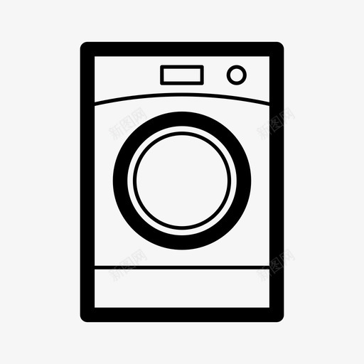 洗衣机电器自行车图标svg_新图网 https://ixintu.com bignesters2 洗衣垫 洗衣机 电器 自行车