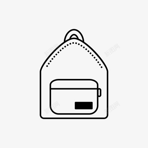 采购产品背包包书图标svg_新图网 https://ixintu.com 书 书包 办公室 包 学习用品 教育 采购产品背包