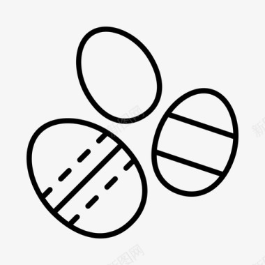 复活节彩蛋复活节装饰复活节绘画图标图标