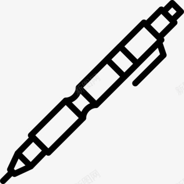 机械铅笔器具木工图标图标
