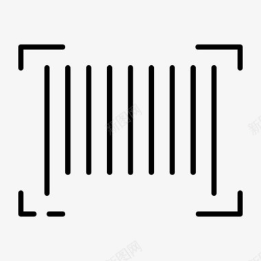 条形码标签价格图标图标