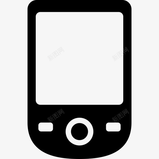 圆形智能手机科技智能手机图标svg_新图网 https://ixintu.com 圆形智能手机 智能手机 科技