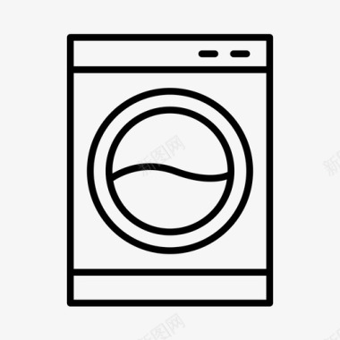 洗衣机杂务家务图标图标