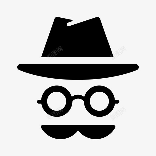 匿名隐形隐私图标svg_新图网 https://ixintu.com 匿名 消费主义 隐形 隐私