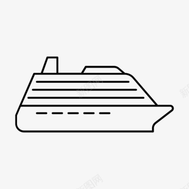 游船船客船图标图标
