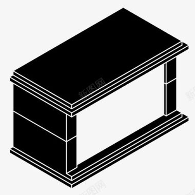 宝箱保险箱集装箱图标图标