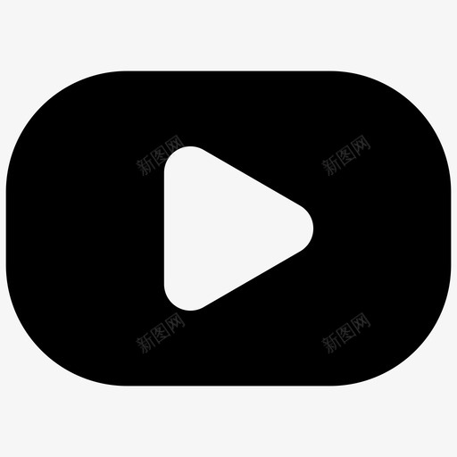 视频电影youtube图标svg_新图网 https://ixintu.com youtube 基本 电影 视频