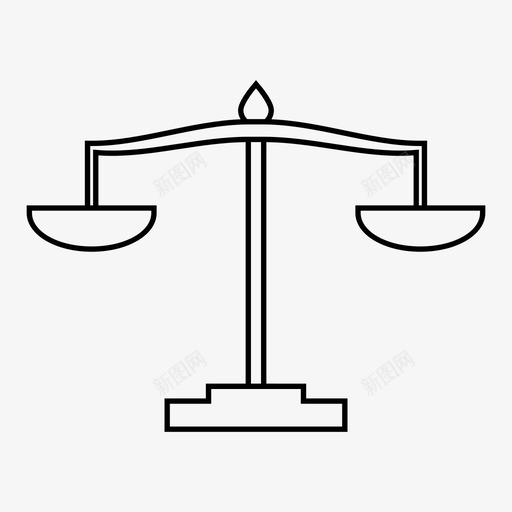 公正公平诚实图标svg_新图网 https://ixintu.com 公平 公正 公正尺度 尺度 法律 诚实