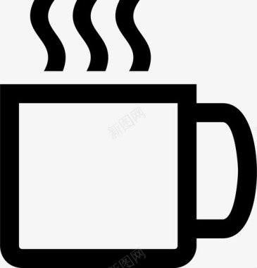 咖啡时间杯子饮料图标图标