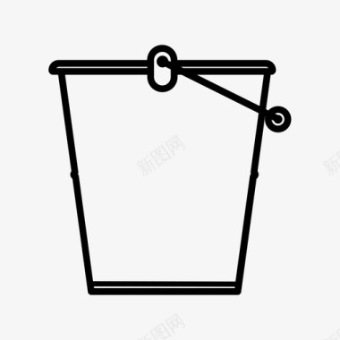 桶侧浴缸挑战图标图标