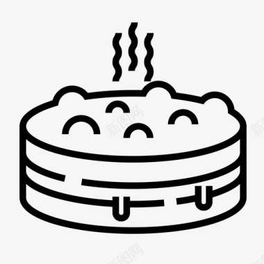 酵母蛋糕食品酿造图标图标