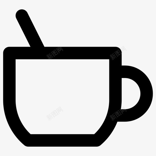马克杯必需品系列图标svg_新图网 https://ixintu.com 必需品系列 马克杯