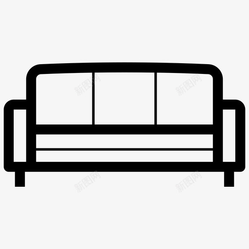沙发舒适靠垫图标svg_新图网 https://ixintu.com 大巢穴2 家具 沙发 现代 舒适 靠垫