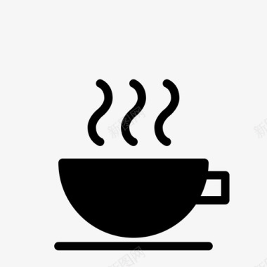咖啡杯子热饮图标图标