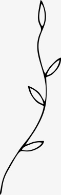 植物小枝花图标图标