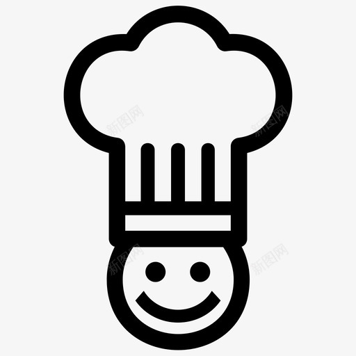 厨师烹饪吃饭图标svg_新图网 https://ixintu.com 厨师 吃饭 烹饪 食物