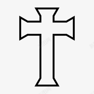 正统十字架基督基督徒图标图标