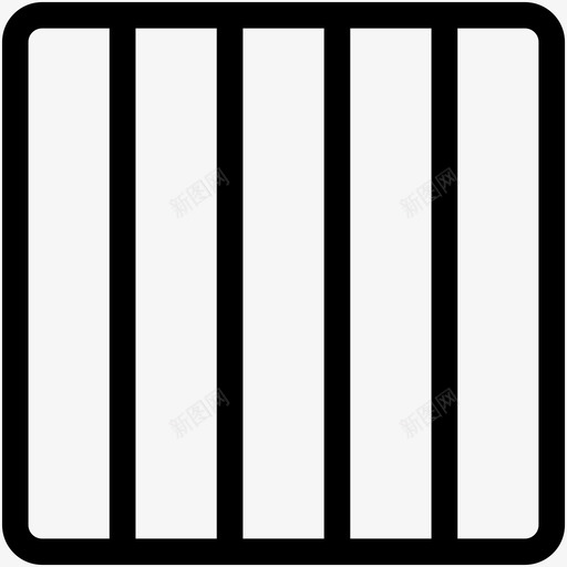 图案监狱瓷砖图标svg_新图网 https://ixintu.com 图案 图案轮廓 垂直线 瓷砖 监狱