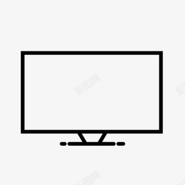 led电视智能电视电视图标图标
