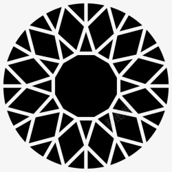 黑钻石钻石宝石石头图标高清图片
