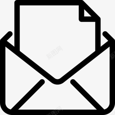 电子邮件信件通讯图标图标