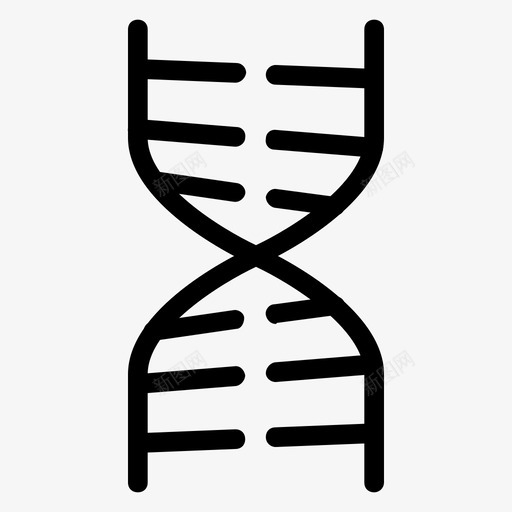 dna遗传学基因组图标svg_新图网 https://ixintu.com dna 医疗保健和医学 基因组 研究 结构 螺旋 遗传学