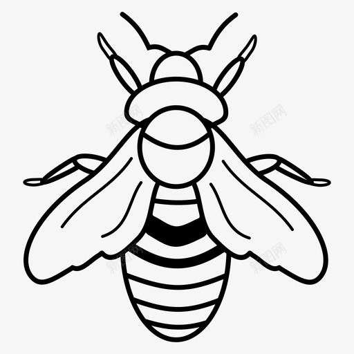 蜜蜂蜜蜂养殖嗡嗡叫图标svg_新图网 https://ixintu.com 嗡嗡叫 昆虫 蜜蜂 蜜蜂养殖