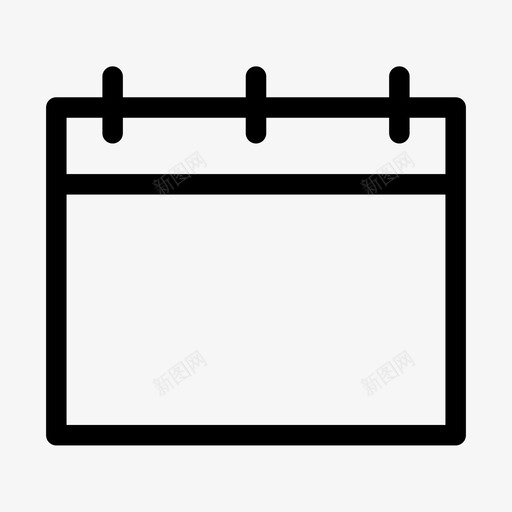 日历日期月图标svg_新图网 https://ixintu.com 基本 年 日历 日期 月 计划