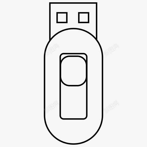 usb设备闪存驱动器图标svg_新图网 https://ixintu.com U盘 usb 存储器 记忆棒 设备 闪存驱动器