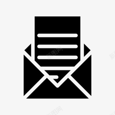 信件开发收件箱图标图标