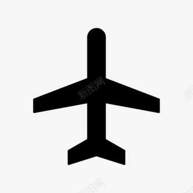 飞机客机喷气式飞机图标图标