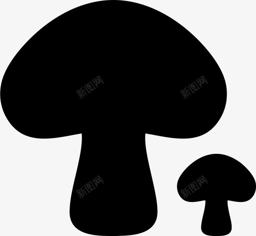 蘑菇食用菌木耳图标svg_新图网 https://ixintu.com 木耳 蘑菇 食用菌