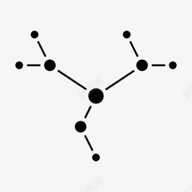 分散网络社区连接图标图标