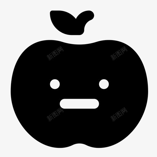 苹果食物水果图标svg_新图网 https://ixintu.com 孕妇套餐 水果 维生素 苹果 食物