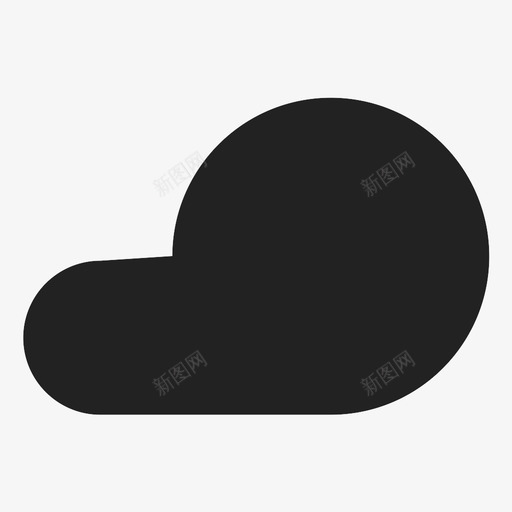 有雨的云天气图标svg_新图网 https://ixintu.com 天气 有雨的云