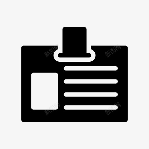 卡发展员工图标svg_新图网 https://ixintu.com 业务标志 卡 发展 员工 第11卷 身份证 通行证