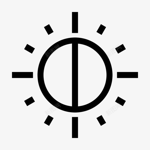 亮度亮度相机亮度控制图标svg_新图网 https://ixintu.com 亮度 亮度控制 亮度相机 亮度等级 太阳 太阳亮度