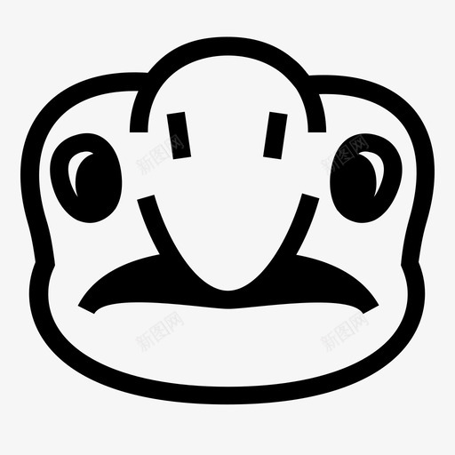 乌龟脸巨龟爬行动物图标svg_新图网 https://ixintu.com 乌龟 乌龟脸 巨龟 爬行动物