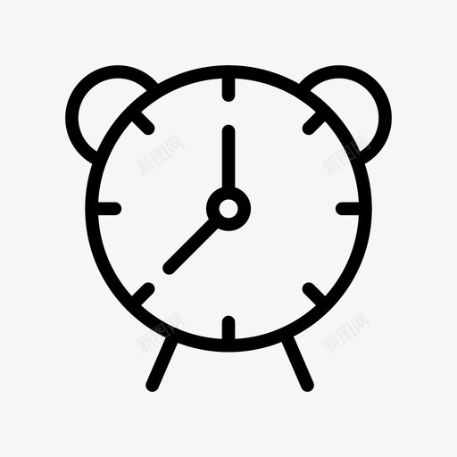 闹钟时钟开发图标svg_新图网 https://ixintu.com 业务线图标第11卷 开发 手表 时钟 时间 闹钟