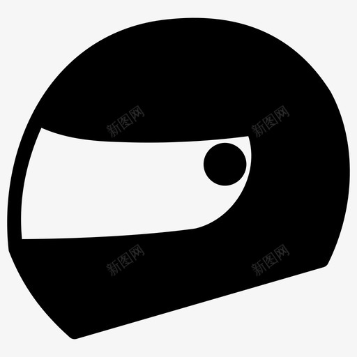 头盔驾驶员摩托车图标svg_新图网 https://ixintu.com 头盔 安全 摩托车 防护 驾驶员 骑行