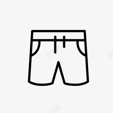 沙滩短裤运动裤短裤图标图标