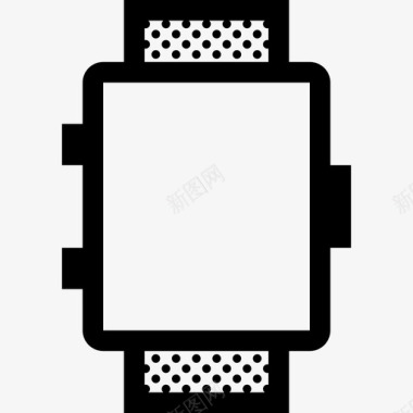 智能手表应用程序媒体图标图标