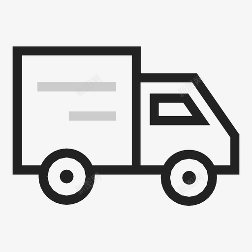 卡车货物货车图标svg_新图网 https://ixintu.com 卡车 货物 货车
