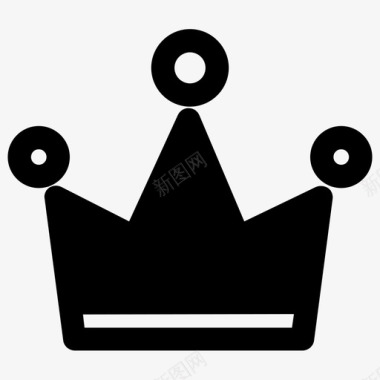 国王皇冠商业图标图标